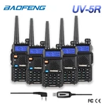 5PACK Baofeng UV-5R V/uhf Dual-dand Fm Ham Two-way Radio Transceiver+ Cable. Fixed Price $141.65.
