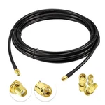 Superbat Sma To Female Bulkhead Rf Coaxial Cable RG8X 15FT + 3 Adapters. Fixed Price $33.64.