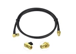 Bingfu Ham Radio Antenna Extension Relocation Cable Sma Male Right Angle. Fixed Price $5.00.