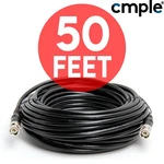 50FT Bnc Cable RG59U Cctv Video 75OHM Security Camera Coaxial Cord Dvr Satellite. Fixed Price $21.49.