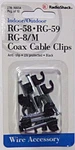 Radio Shack #278-1660A Coaxial Cable Wire Clips RG-8/M RG-58 RG-59 New. Fixed Price $6.95.