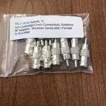 Aim Cambridge Cinch 27-8110 Adapter Bnc Female To Rca Jack (11 Pcs) New. Fixed Price $20.00.
