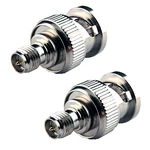 2PC Bnc Male-rp-sma Female Adapter; Rtl-sdr Software Defined Radio Adaptor Usa. Fixed Price $7.95.