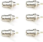Bnc Chassis Panel Mount Socket Female Jack Solder Type Connectors Silver. Fixed Price $10.21.