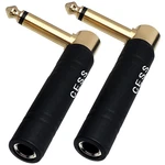 CESS-190 Guitar Plug Adapter Right Angle 1/4 Inch Ts Female To Male,. Fixed Price $16.97.