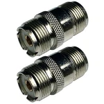 Pack N-type Female To Uhf SO239 Coax Adapter, Nickel-plated, Knurled. Fixed Price $18.69.
