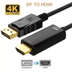 Lot Display Port To Hdmi Cable Dp Adapter Converter Audio Video Pc Hdtv 1080P. Fixed Price $309.98.