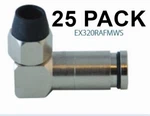 Qty Of 25 New EX320RAFMWS Hardline Coax Connectors Ppc For EX320QR Drop Aerial. Fixed Price $9.75.