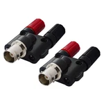 Onelinkmore Bnc Female To Dual Banana Socket Binding Post Rf Coax Splitte. Fixed Price $13.49.