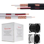 Siamese RG59 Coaxial Cable 18/2 20AWG Cctv Video & Power 250FT/500FT/1000FT Lot. Fixed Price $74.18.