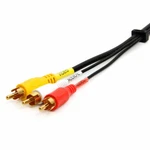 Cmple 3-MALE Rca To Composite Video Audio A/v Av Cable Gold Plated. Fixed Price $21.10.