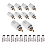 10PCS Brass PL259 Connectors W/UG-176 Tubes For RG59/RG58/LMR400/BELDEN 9913. Fixed Price $14.39.