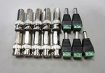 Siamese Cable Connection Kit: 10X Bnc Twist-on, 5X Dc Jack--us Seller. Fixed Price $9.50.