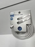 New Philips 50' RG6 Coax Cable Audio/video Ft. 15.2 M. Fixed Price $8.00.