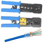 RJ11 RJ12 Pass Through RJ45 Network Cable Cutter Tool All-in-one Crimper. Fixed Price $14.98.