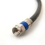 Black / Orange RG6 Direct Burial Underground Coaxial Cable, Cut Up To 200FT. Fixed Price $14.50.