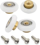 4PCS Shower Door Rollers Runners Wheels Replacement Part Bathroom Glass. Fixed Price $13.86.
