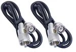 Lot Procomm P3BNC Cb Foot RG58 Coax Cable With PL259 Male Connector. Fixed Price $35.95.