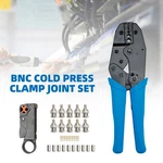 Coax Rf/bnc Crimp Tools For RG59/RG6 With 10PCS Plug Connector Set. Fixed Price $25.78.