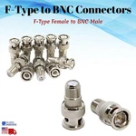 F-type Female Bnc Connector Jack Coaxial Adapter Converter Lot. Fixed Price $28.75.