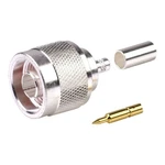 Industries RFN-1005-3C Male CRIMP-RG58/RG141. Fixed Price $170.82.