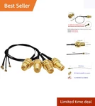 Ufl M.2 Ngff U.fl Rp-sma Female MHF4 Connector Pigtail Antenna Ex. Fixed Price $20.62.