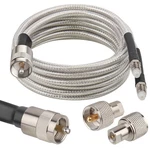Dual Cb Antenna Coax Cable 6FT,LOW Loss RG8X Stranded Core With Pl. Fixed Price $47.45.