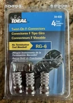 Ideal Twist-on F-connectors 84-039 RG-6, Pack New. Fixed Price $5.00.