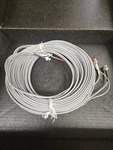 Commscope 735ZT25 Gray Duplex Coaxial Cable Dual Bnc Male Connectors With Tracer. Fixed Price $60.00.