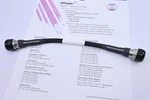 Megaphase 18 Ghz Precision Male To Rf Coaxial Cable Ultra Low Loss 10". Fixed Price $49.95.