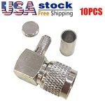 10X Mini-uhf Male Sma Right Angle Rf Coaxial Connector Adapter Plug Jack. Fixed Price $27.99.
