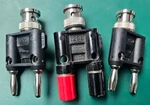 Lot Of 3 Pomona Bnc Male Dual Banana Plug Adapters 1270 1296. Fixed Price $29.99.