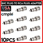 Bnc Rca Adapter Plug Connector Coaxial Cable Converter 10 Pcs. Fixed Price $10.99.