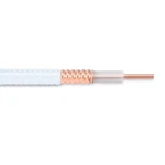 50' Commscope HL4RPV-50 1/2 Inch Plenum Air Dielectric Coaxial Cable White. Fixed Price $225.00.
