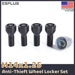 Pc Bmw&mini Wheel Lock M14X1.25 Black 28MM Fit 1-7 SERIES/M3/M4/M5/M6/X3/X4/X5. Fixed Price $22.45.
