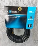Ce Tech RG-6 Coaxial Cable 25 Ft Black Pin Male Connectors Audio Video New. Fixed Price $7.99.
