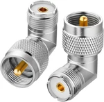 PL259 Right Angle, Pack Uhf Female Coax Connector Adapter, 90 Degree. Fixed Price $16.54.