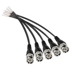 Meiriyfa Bnc Pigtail Cable Bare Wire, Coaxial Male, Black. Fixed Price $14.75.