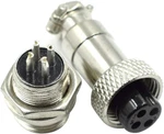 Hxchen Sets 4-PIN Metal Female Thread Panel Connector 12MM GX12-4P. Fixed Price $10.85.