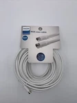 Philips RG6 Dual Shield Coaxial Cable, 50 Ft. Ideal For Tv Antenna. Fixed Price $12.99.