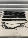Lot 51 Canare Bcj-jrudbk Bnc Connectors In 4 19" Rack Mount Panels W/ 11 Cables. Fixed Price $179.00.