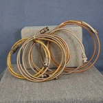 Five 28"-53" Bnc Patch Cables Tfe Teflon M17/128-RG400 Tensolite Mil-spec Coax. Fixed Price $34.95.