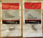 New! Radioshack RG-59 Twist-on Tv Coax Connectors (2 Packs) 278-0227 *free Ship*. Fixed Price $6.00.