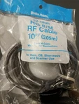 Radio Shack 10' PL-259 Ham Cb Scanner 52 Ohm Rg 8/M Rf Coax Cable Usa Made. Fixed Price $33.02.