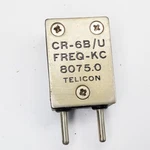 Telicon CR-6B/U 8075 Kc Khz FT-243 Ham Radio Crystal Military Amateur Ch 919 6Q. Fixed Price $12.25.