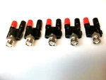 Lot Of Nos Pomona UG-1035 Rf Adapters Bnc Male T0 Double Bananna. Fixed Price $39.95.