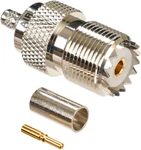 AIR802 Uhf (SO-239) Jack (female) Crimp Connector For Cable Types: CA195R, RG58/. Fixed Price $22.56.