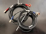 Two Corning Mobileaccess Male Angle To Qma Coaxial Rf Cables, 70" Long. Fixed Price $14.95.