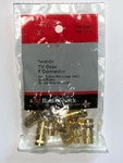 Radio Shack 278-0286 Twist-on GP-F56 Tv Coax Connector 2780286 RG-6 10-PACK. Fixed Price $5.50.