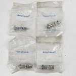 Lot Of 4 Amphenol Connector Adapter 31-217-RFX Bnc Plug Jack Female. Fixed Price $38.95.